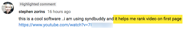 SyndBuddy 2.0 Testimonial